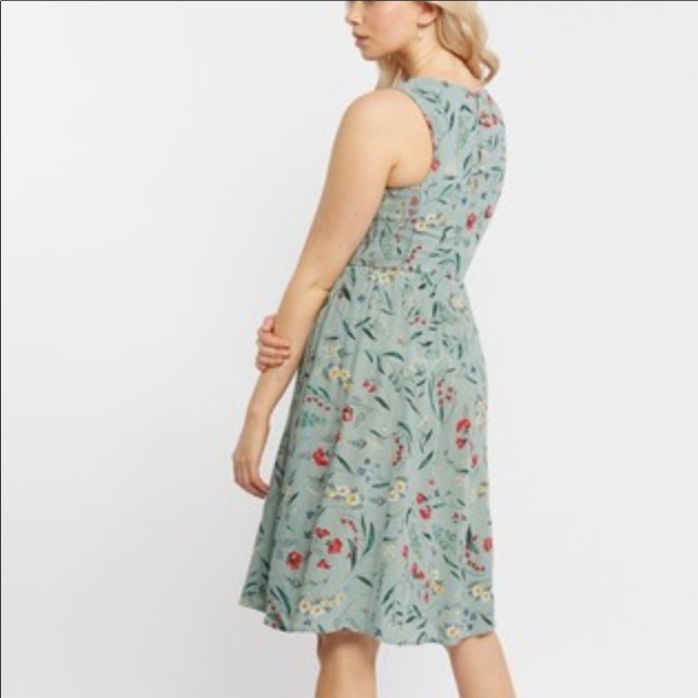 Fat Face Karen Harvest Floral Smocked Dress 10